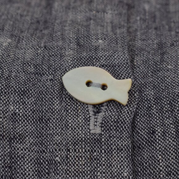 Vintage 90s Linen Button Bouse by FOCUS USA‎ - Picture 8 of 12